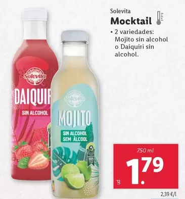 Oferta de Solevita - Mocktail por 1,79€ en Lidl