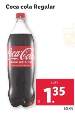 Oferta de Coca-Cola - Regular por 1,35€ en Lidl