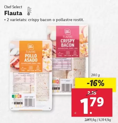 Oferta de Chef Select - Flauta por 1,79€ en Lidl