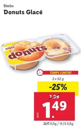 Oferta de Bimbo - Donuts Glacé por 1,49€ en Lidl