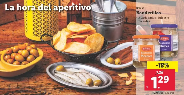 Oferta de Baresa - Banderillas  por 1,29€ en Lidl