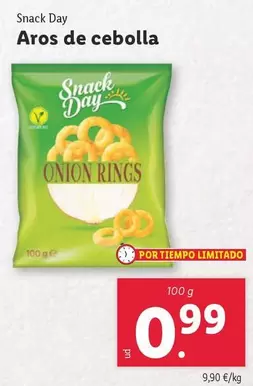 Oferta de Snack Day - Aros De Cebolla por 0,99€ en Lidl