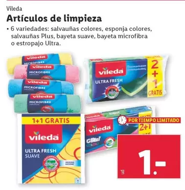 Oferta de Vileda - Articulos De Limpieza por 1€ en Lidl