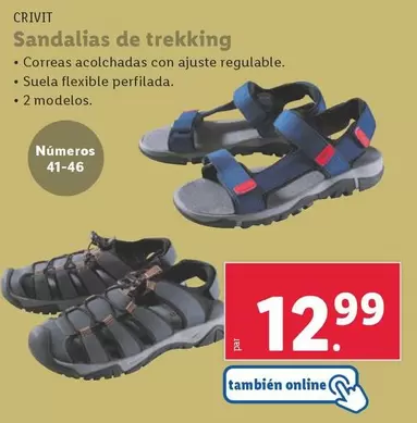 Oferta de Crivit - Sandalias De Trekking por 12,99€ en Lidl
