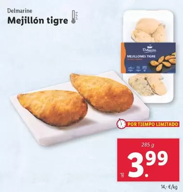 Oferta de Delmarine - Mejillón Tigre por 3,99€ en Lidl