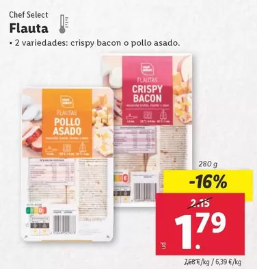 Oferta de Chef Select - Flauta por 1,79€ en Lidl