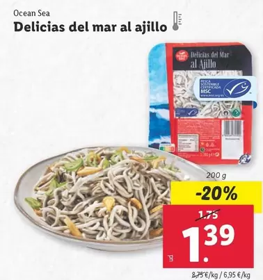 Oferta de Ocean Sea - Delicias Del Mar Al Ajillo por 1,39€ en Lidl
