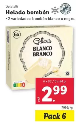 Oferta de Gelatelli - Helado Bombon por 2,99€ en Lidl