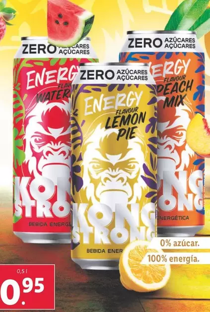 Oferta de Kong Strong - En Zero Azucares por 0,95€ en Lidl