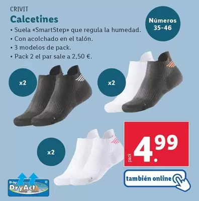 Oferta de Crivit - Calcetines por 4,99€ en Lidl