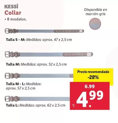 Oferta de Kessi - Collar por 4,99€ en Lidl