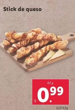 Oferta de Stick De Queso por 0,99€ en Lidl