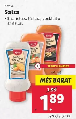 Oferta de Kania - Salsa por 1,89€ en Lidl