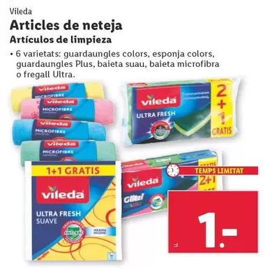 Oferta de Vileda - Artículos De Limpieza  por 1€ en Lidl