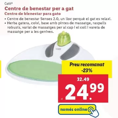 Oferta de Catit - Centro De Bienestar Para Gato por 24,99€ en Lidl
