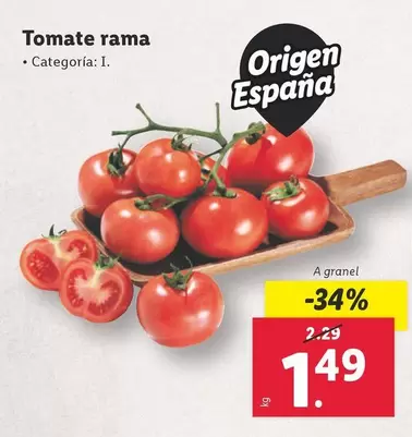 Oferta de Tomate Rama por 1,49€ en Lidl