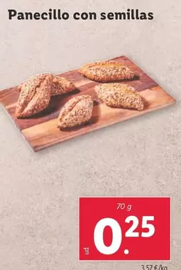 Oferta de Panecillo Con Semillas por 0,25€ en Lidl