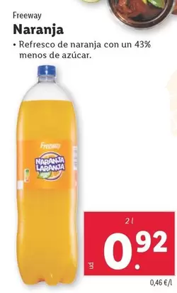 Oferta de Freeway - Naranja por 0,92€ en Lidl