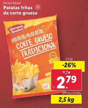 Oferta de Harvest Basket - Patatas Fritas De Corte Grueso por 2,79€ en Lidl