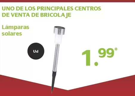 Oferta de Lámparas Solares  por 1,99€ en Lidl