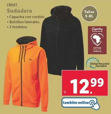 Oferta de Crivit - Sudadera por 12,99€ en Lidl