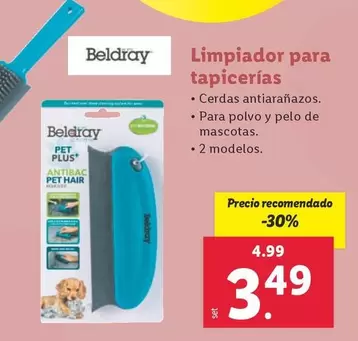 Oferta de Beldray - Limpiador Para Tapicerias por 3,49€ en Lidl