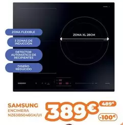 Oferta de Samsung - Encimera NZ63B5046GK/U1 por 389€ en Pascual Martí