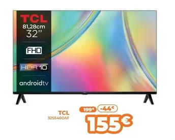 Oferta de TCL - 3255400AF  por 155€ en Pascual Martí