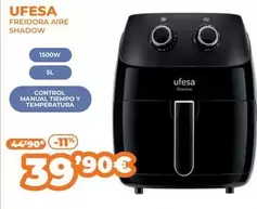 Oferta de Ufesa - Freidora Aire Shadow por 39,9€ en Pascual Martí