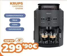 Oferta de Krups - Cafetera Ea810b por 299,9€ en Pascual Martí
