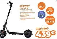 Oferta de Segway - F2 Pro E Patin Electrico por 439€ en Pascual Martí