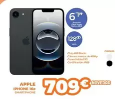 Oferta de Apple - Iphone 16e por 709€ en Pascual Martí