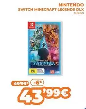 Oferta de Nintendo - Switch Minecraft Legends Dlx por 43,99€ en Pascual Martí