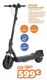 Oferta de Xiaomi - Scooter 5 Max por 599€ en Pascual Martí