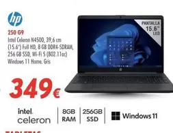 Oferta de HP - 250 G9/ Intel Celeron N4500 por 349€ en Zbitt