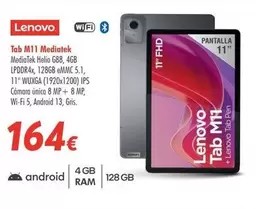 Oferta de Lenovo - Tab M11 Mediatek por 164€ en Zbitt
