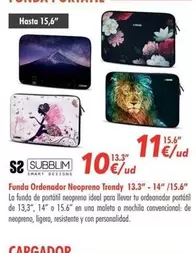 Oferta de Subblim - Funda Neoprena Trendy por 10,13€ en Zbitt