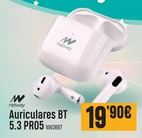 Oferta de Netway - Auriculares BT 5.3 Pr05 por 19,9€ en Beep
