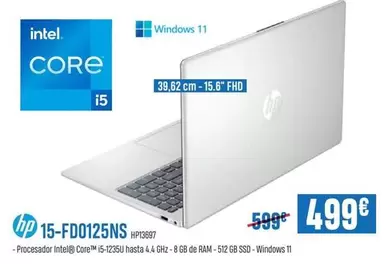 Oferta de Intel - 15-Fd0125ns por 499€ en Beep