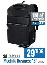 Oferta de Subblim - Mochila Business 16" por 29,9€ en Beep