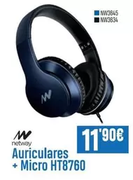 Oferta de Netway - Auriculares + Micro HT8760 por 11,9€ en Beep