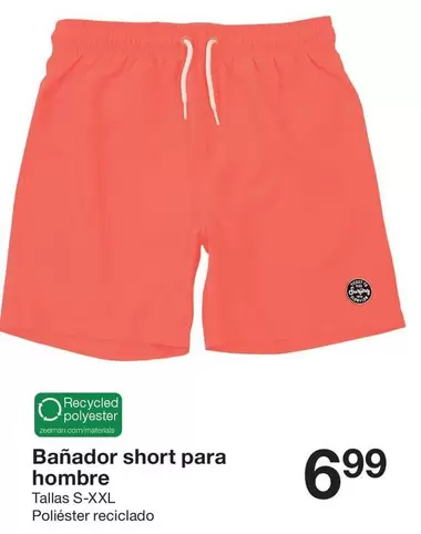 Oferta de Banador Short Para Hombre por 6,99€ en ZEEMAN