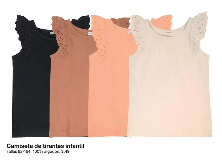 Oferta de Camiseta De Tirantes Infantil por 34,9€ en ZEEMAN