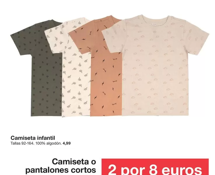 Oferta de Camiseta Infantil por 4,99€ en ZEEMAN