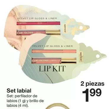 Oferta de Sence - Set Labial por 1,99€ en ZEEMAN