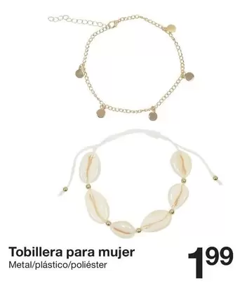 Oferta de Tobillera Para Mujer por 1,99€ en ZEEMAN