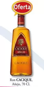 Oferta de Cacique - Ron Anejo en Cash Barea