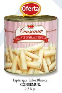 Oferta de Consemur - Esparragos Tallos Blancos en Cash Barea