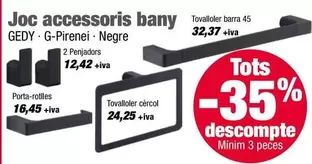 Oferta de Joc Accessoris Bany en Ferrolan