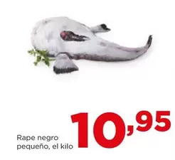 Oferta de Rape Negro Pequeño/ El Kilo por 10,95€ en Alimerka